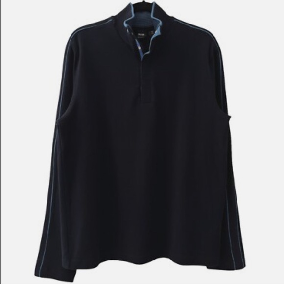 Hugo Boss Dark Blue Lightweight Jacket - Picture 1 of 5